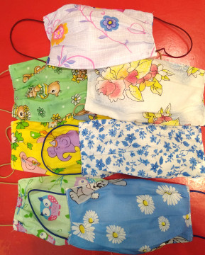 Маска защитная, двухслойная (детская)