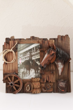 Фоторамка 10*15  лошадь 19846