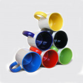 Кружка с цветной ручкой и заливкой 2