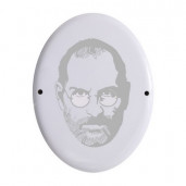 Овал с фото вертикальный 13х18 черно белый