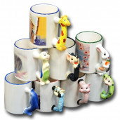 Фотокружка с ручкой зверюшки