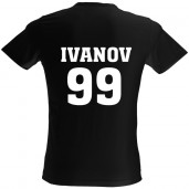 печать номеров на футболках клиента 